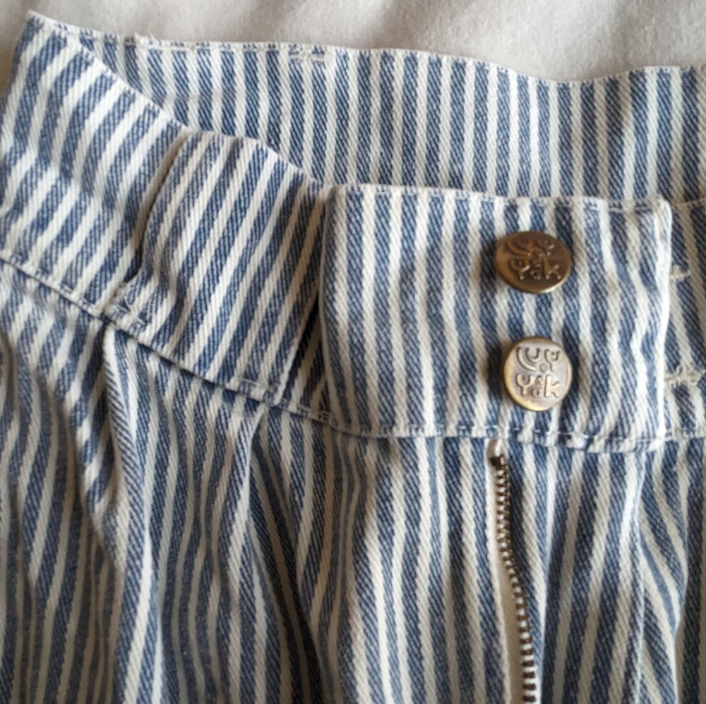 Lucy & Yak extra high waisted trousers